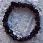 Bracelet Am&eacute;thyste pierres roul&eacute;es naturelles