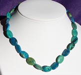 Collier Azurite Chrysocolle