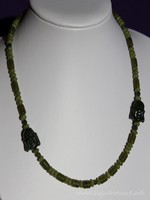 Collier Bouddha en Jade du Canada 'Joie'