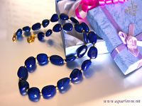 Collier Lapis-Lazuli et Or Plaqué "Azur"