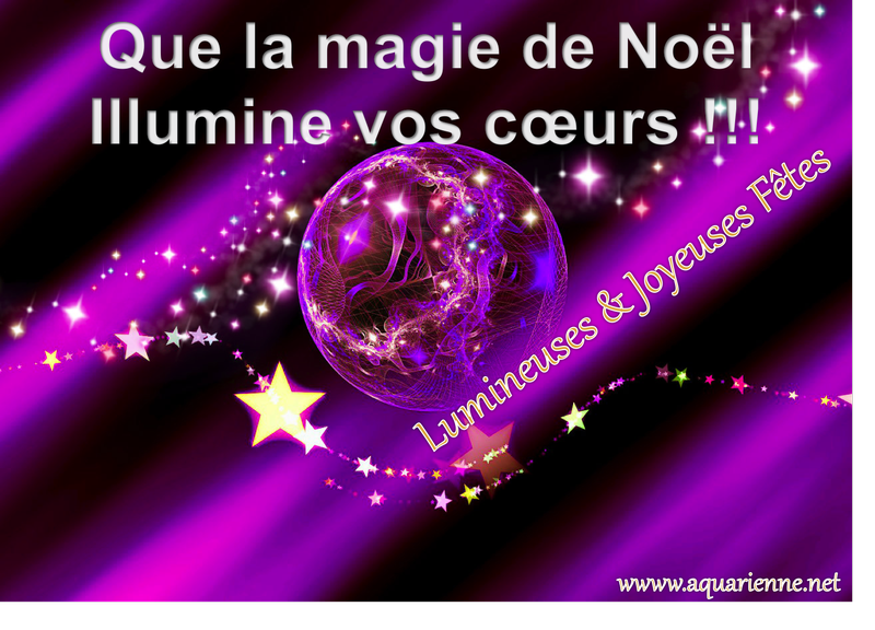 Que la magie de Noël illumine vos coeurs. Lumineuses et Joyeuses Fêtes