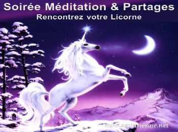 Soirée Méditation et partages le 17/09/2016 : Rencontrez votre Licorne 