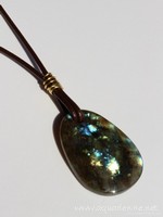 Pendentif Labradorite 'Céleste'