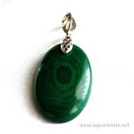 Pendentif Argent 925 et Malachite