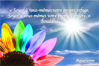 Soyez votre propre lumière Bouddha