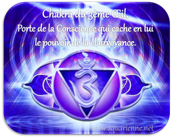 Troisième oeil ou Ajna Chakra, Porte de la Consience cache en lui le pouvoir de la clairvoyance